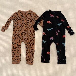 Kyte Baby footless sleepers - 0-3 months